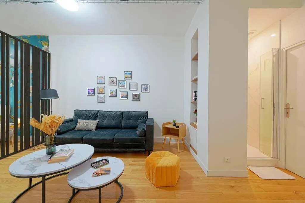Apartmán Fresh & Floral - Large Studio For 4 - Batignolles Paříž Francie